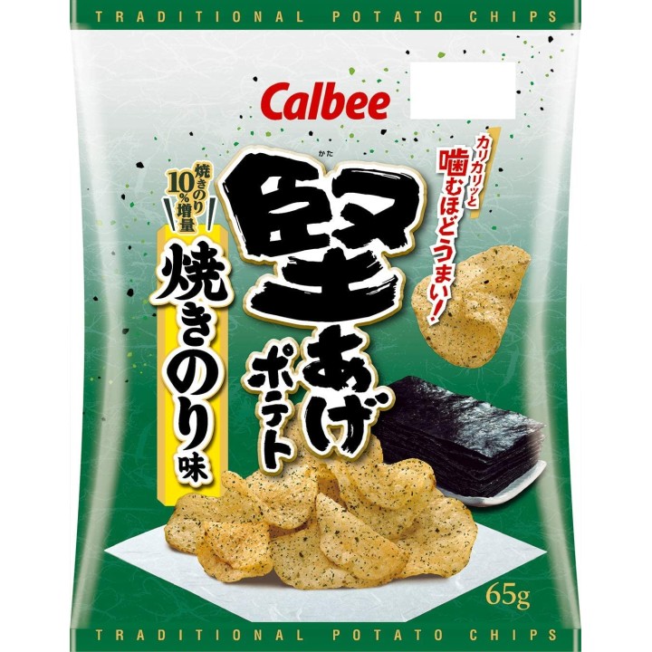 CALBEE - Crispy Chips with Roasted Nori Seaweed 65g