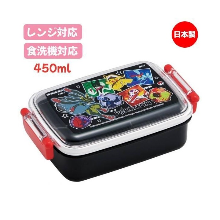 Skater Caja Bento Pokemon 450ml Tapa Abovedada Japon RBF3AN