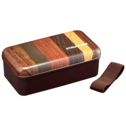 Skater Dome Bento Box 870ml Holz Braun - Japanischer Import