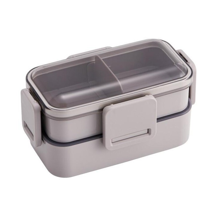 Skater Dome Bento Box 600ml Rauchgrau Made in Japan PFLW4-A