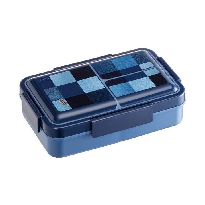 Skater Boîte à Bento 850ml Denim Antibactérienne Import Japon