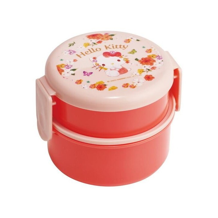 Skater Hello Kitty Bento Box 500ml 2-Tier Japanese Import