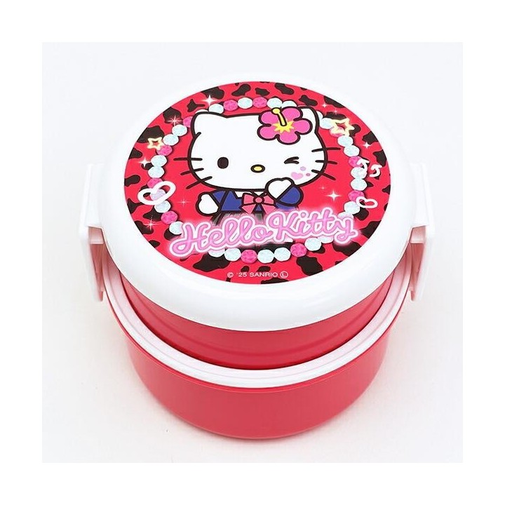 Scatola Bento Rotonda Hello Kitty 500ml Skater - Importazione Giapponese