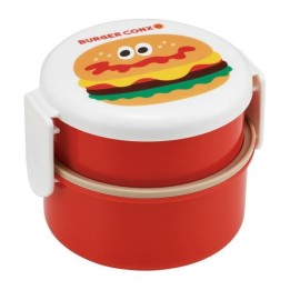 Skater Burger Conx Round Bento Box 500ml Japanese Import