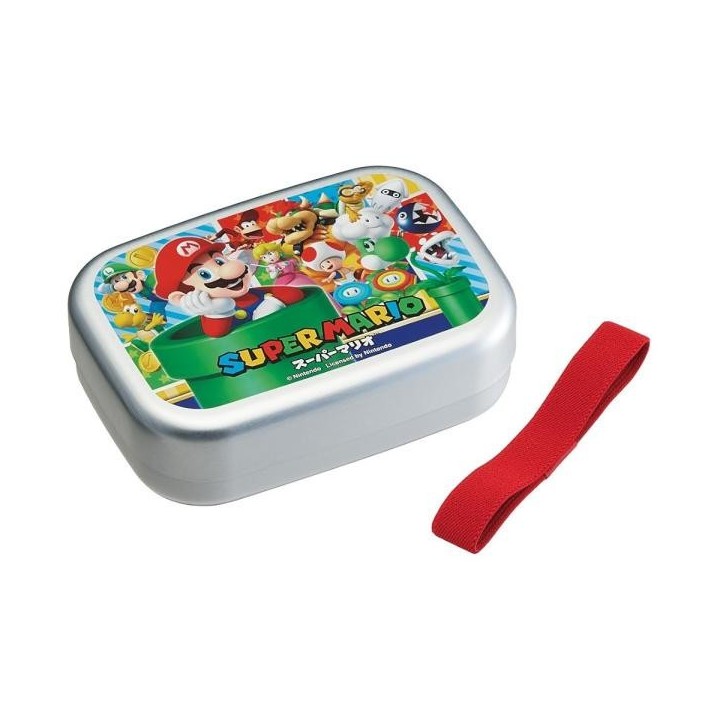 Skater Super Mario Aluminium Bento Box 370ml Japan ALB5NV