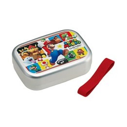Aluminum Bento Box 370ml Super Mario Luigi Skater Japan