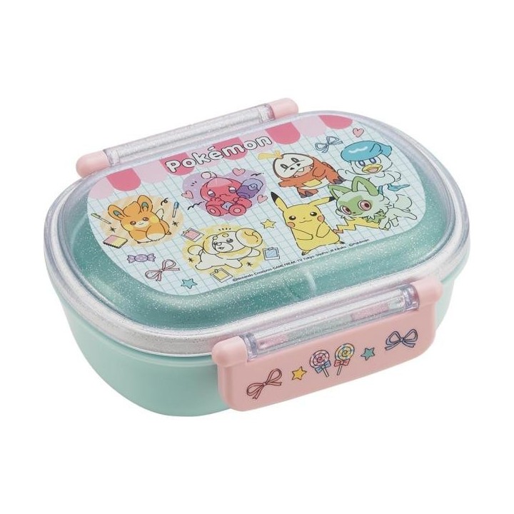 Skater-Pokémon-Bento-Box mit flauschigem Deckel, 360 ml, QAF2BAAG-A