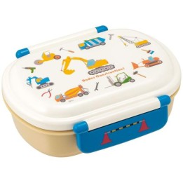 Skater 360ml Antibacterial Bento Box Working Vehicles Japan