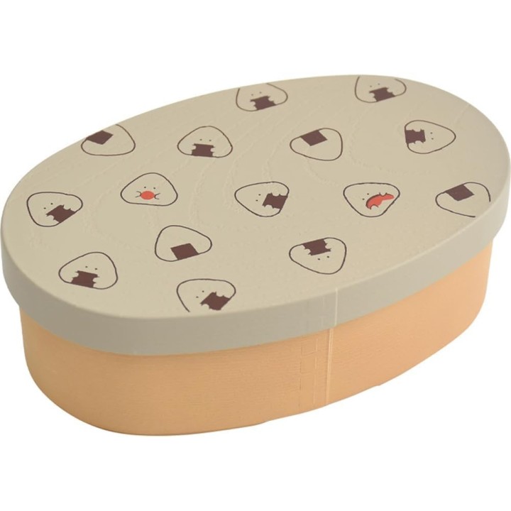 Boîte Bento Antibactérienne Gyutto Onigiri-san Grise 475ml Japon