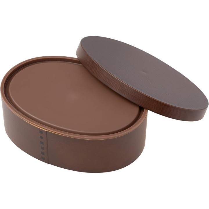 Caja Bento Wappa Ovalada Grande - Importación Auténtica de Japón