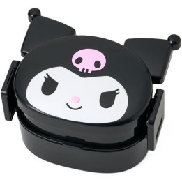 Sanrio Kuromi Boîte Bento 2 Étages Visage 540ml - Import Japon