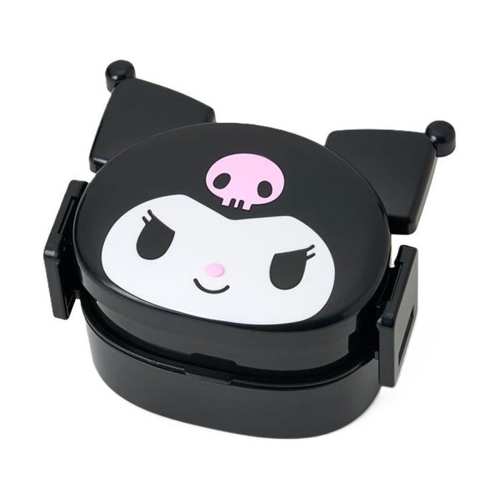 Sanrio Kuromi Boîte Bento 2 Étages Visage 540ml - Import Japon