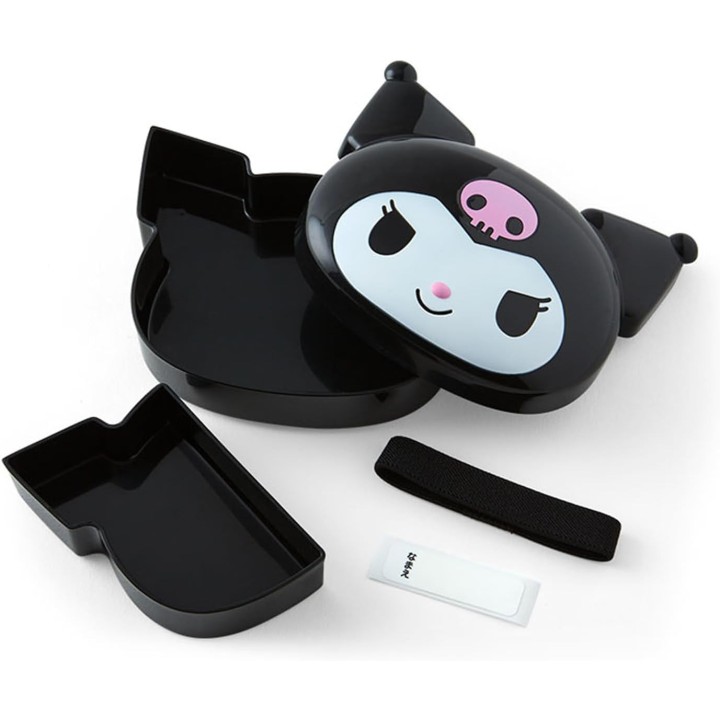 Sanrio Kuromi Fiambrera Bento Forma Cara 320ml - Importación Japonesa