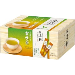 Tsujiri Genmaicha Matcha Uji 100 Sachets Instantané Import Japon