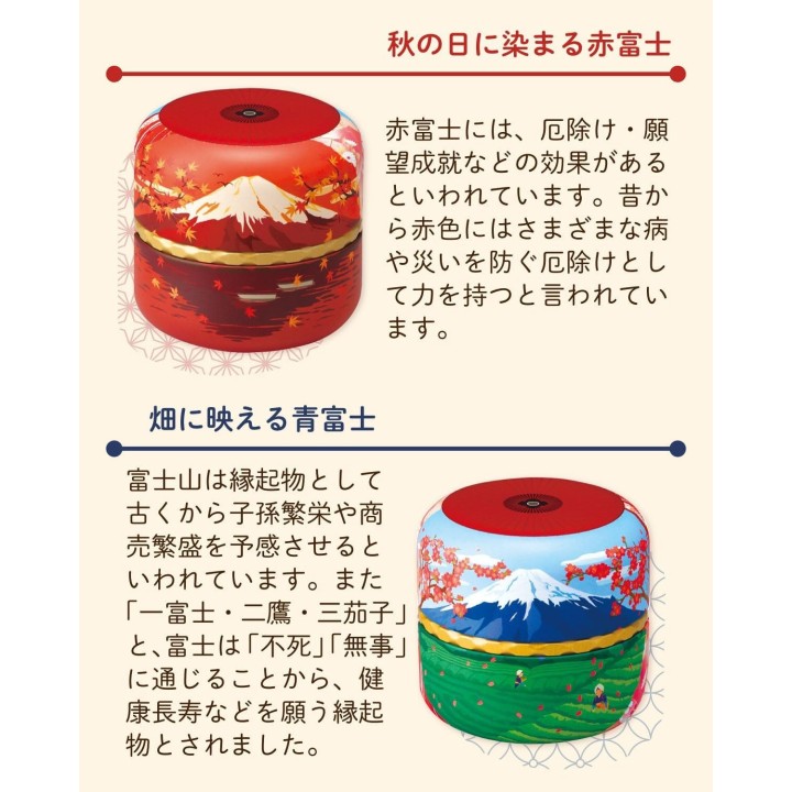 Coffret Thé Vert Fukamushi-cha Mont Fuji 70g×2 - Import Japonais