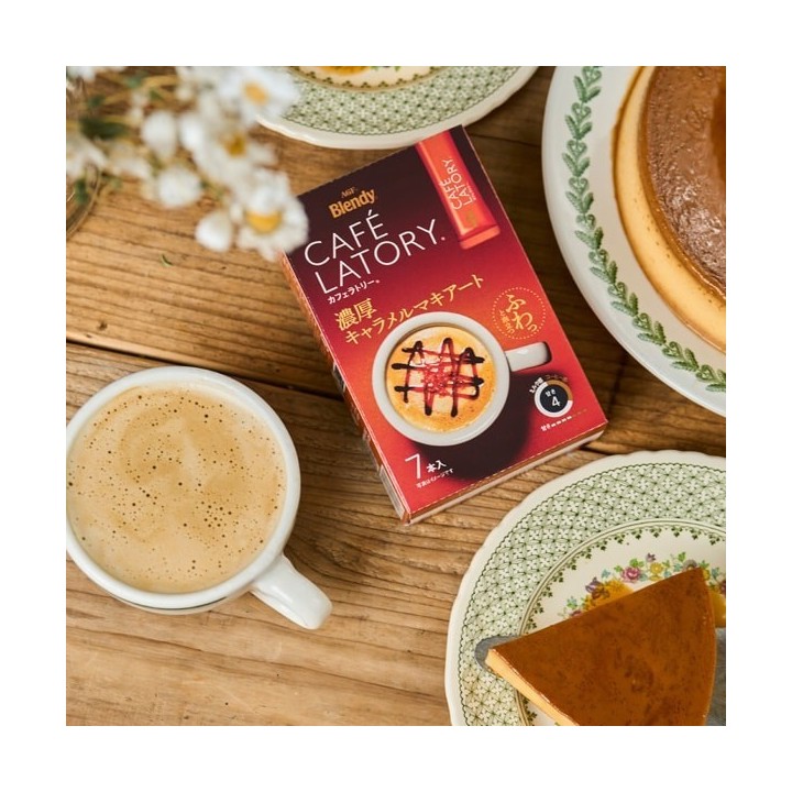 AGF Cafe Latory Karamell-Macchiato - Japanischer Import
