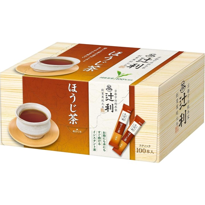 Tsujiri Hojicha Instantané 100 Sticks - Thé Torréfié Japonais