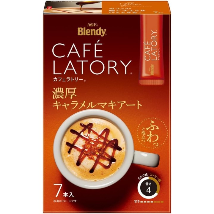 AGF Cafe Latory Karamell-Macchiato - Japanischer Import