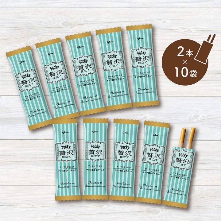 GLICO - Pocky Deluxe - Lait d'Amandes | Cookingsan.com