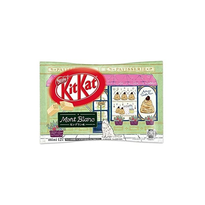 NESTLÉ - KIT KAT mini - Mont Blanc (chestnut purée dessert)