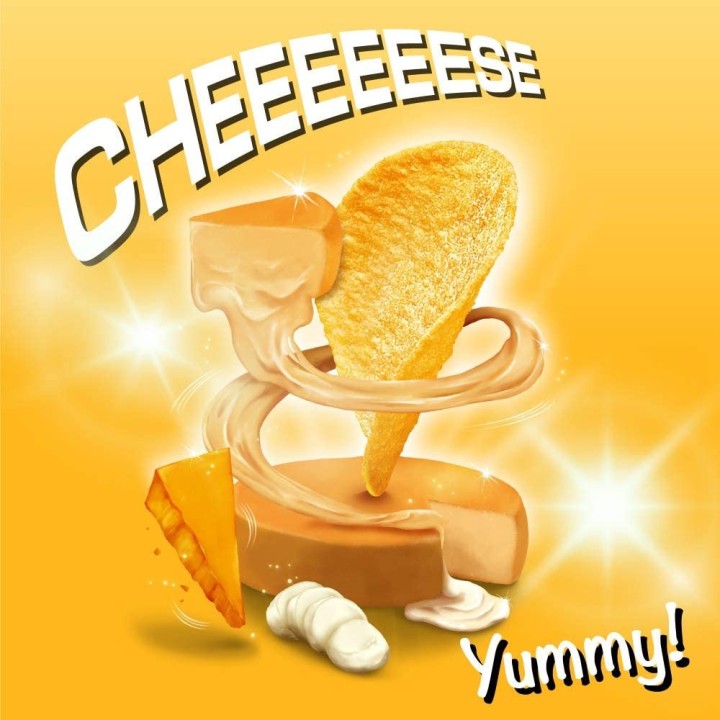 PRINGLES - CHEEEEEESE (4 cheeses) 110g | Cookingsan.com