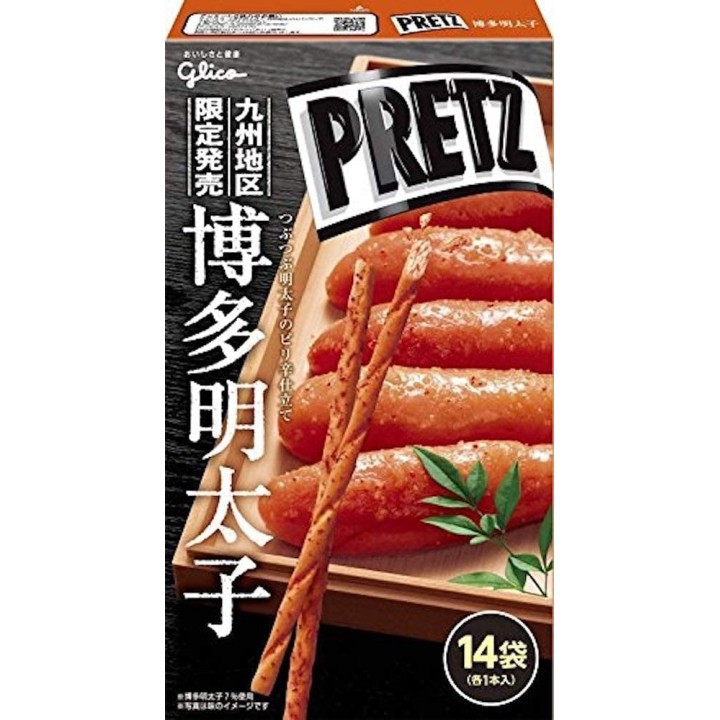 GLICO - GIANT PRETZ Mentaiko from Hakata - 14 packs