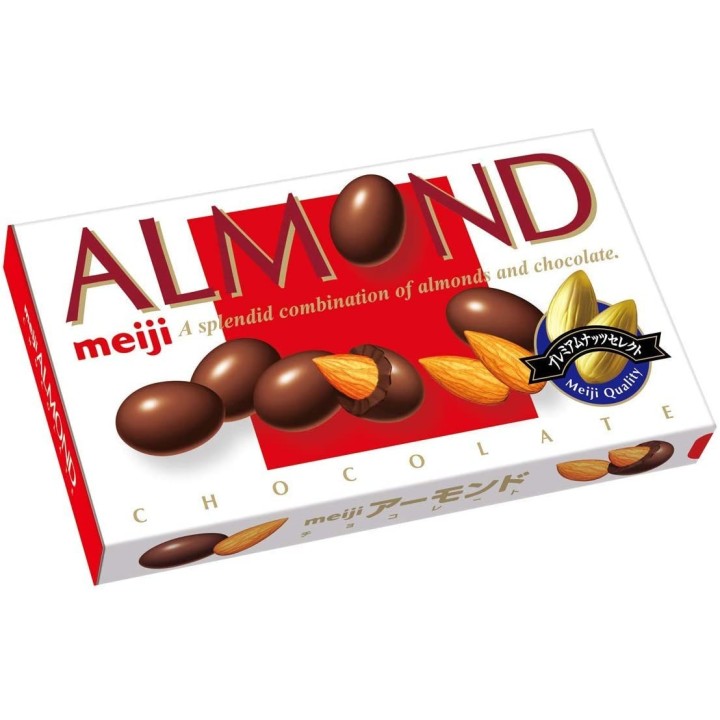 MEIJI - Chocolats aux Amandes 88g