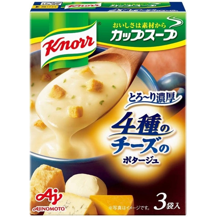 AJINOMOTO & KNORR - Base de soupe 4 fromages