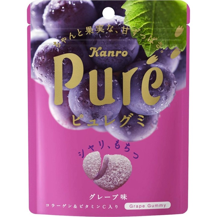 KANRO - Puré Bonbons au Raisin 56g