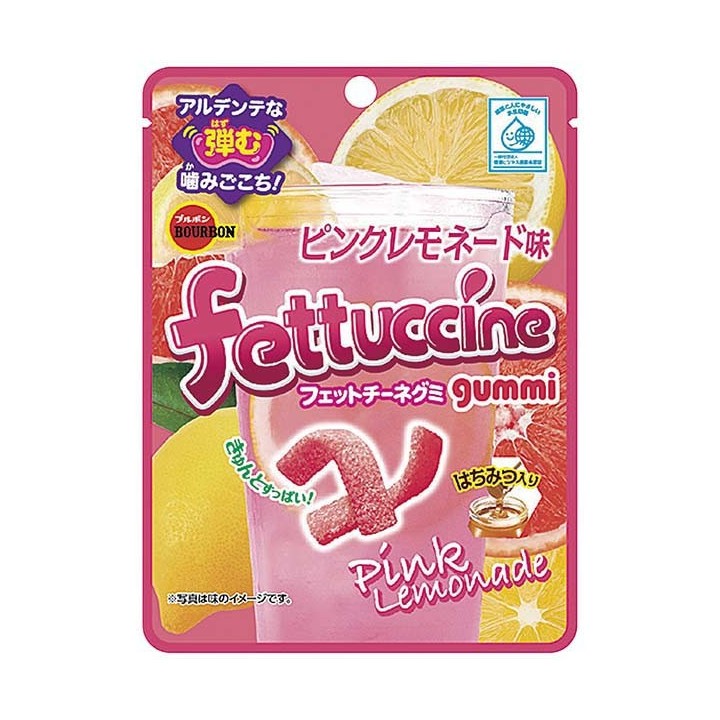 BOURBON - Fettuccine - Bonbons Limonade Rose 50g