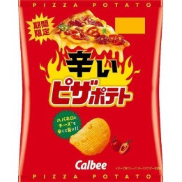 CALBEE - Spicy Pizza Potato Chips 60g