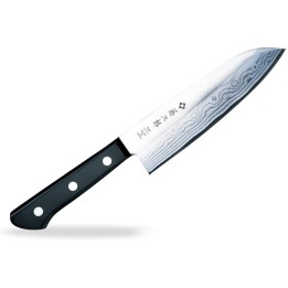 TOJIRO - DP Damascus Santoku F-331 Couteau japonais Acier inoxydable VG10 - 170mm