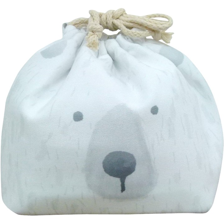 TOYO CASE - Sac à Bento Ours Blanc KT-KAO-SHIRO