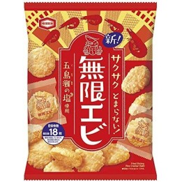 KAMEDA SEIKA - Crackers de Riz Goût Crevette - Mugen Ebi 83g