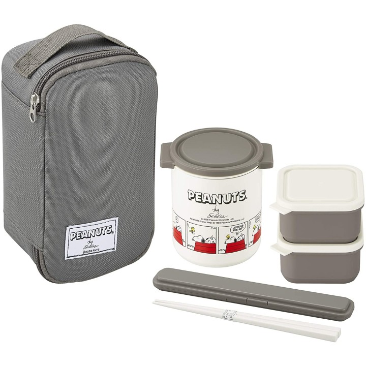 OSK - SNOOPY Set à Bento - Boîtes, Baguettes & Sac SW-6