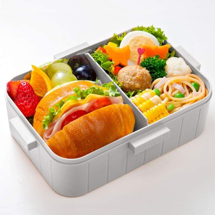 Boite Bento Japonaise Grise Kiki La Petite Socière - Skater - Cooking San