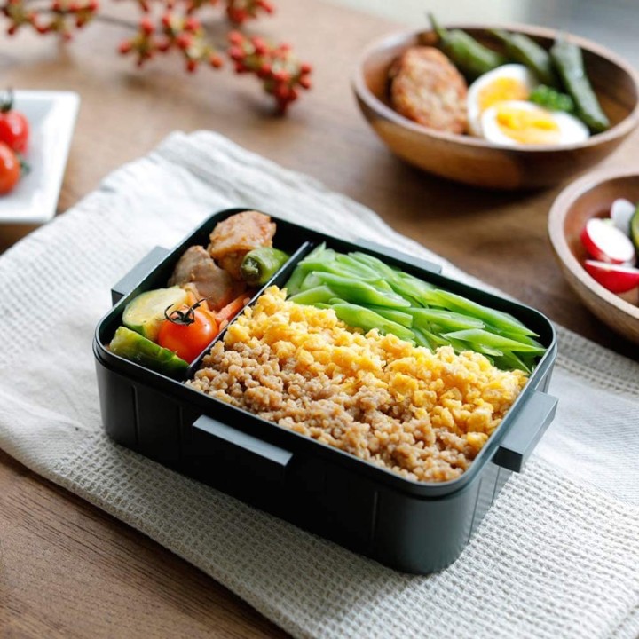 Boite Bento Japonaise Grise Kiki La Petite Socière - Skater - Cooking San