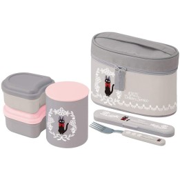 SKATER - GHIBLI Kiki la Petite Sorcière Set à Bento - Boîtes, Fourchette & Sac KCLJC6-A