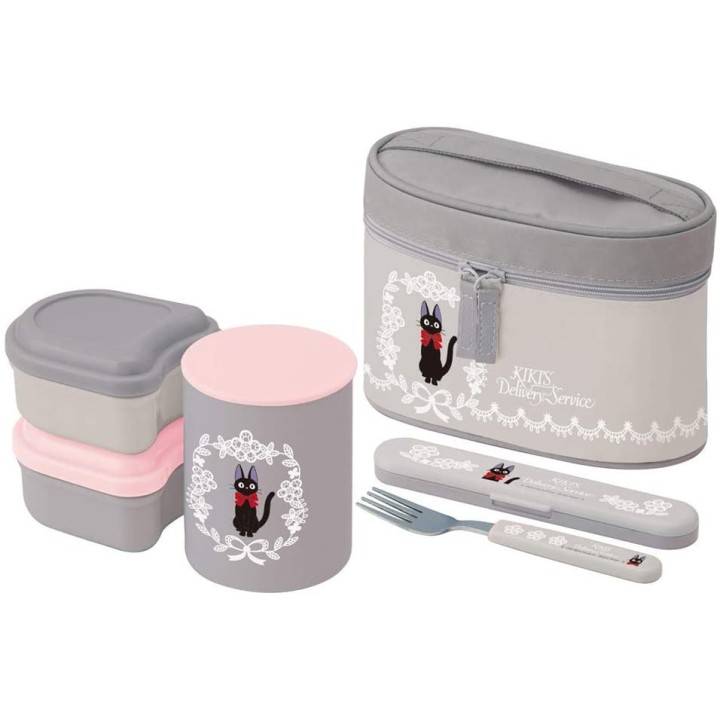 SKATER - GHIBLI Kiki la Petite Sorcière Set à Bento - Boîtes, Fourchette & Sac KCLJC6-A
