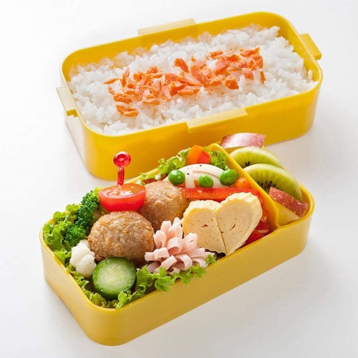 SKATER - Boîte à Bento Jaune & Bleue PFLW4AG