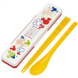 SKATER - DISNEY Mickey - Baguettes et Cuillère à Bento CCS3SA-A