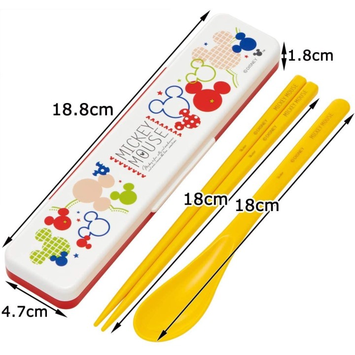 DISNEY Topolino - Bacchette e cucchiaio per bento | Cookingsan.com
