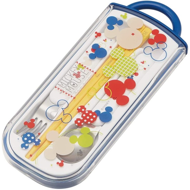 SKATER - DISNEY Mickey - Bento Chopsticks, Fork and Spoon TCS1AM-A