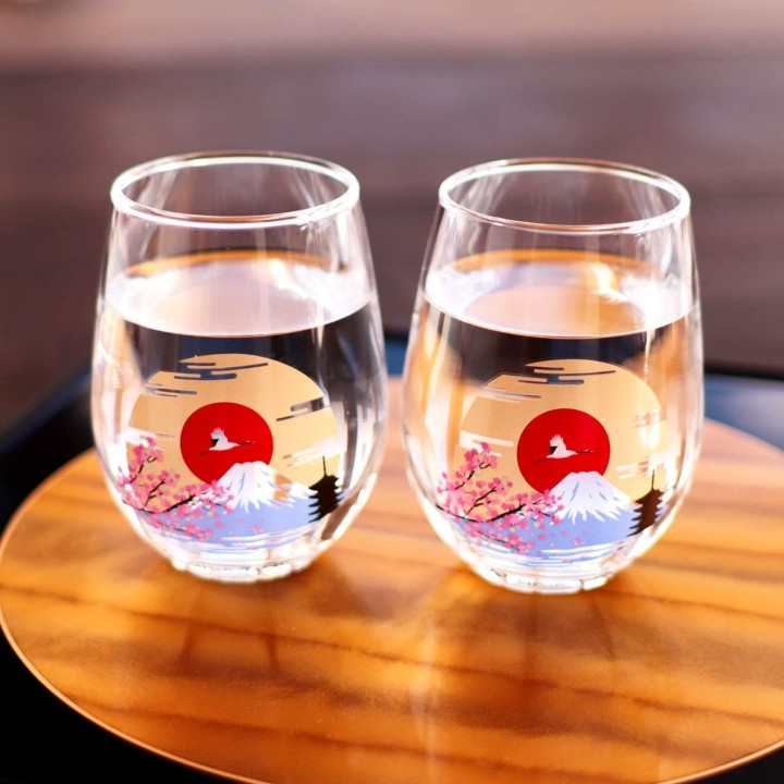 MARUMO TAKAGI - Magic Glasses - Cherry Blossoms (sakura) & Mount Fuji
