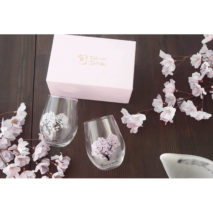 MARUMO TAKAGI - Verres Magiques - Printemps Cerisiers en fleurs (sakura)