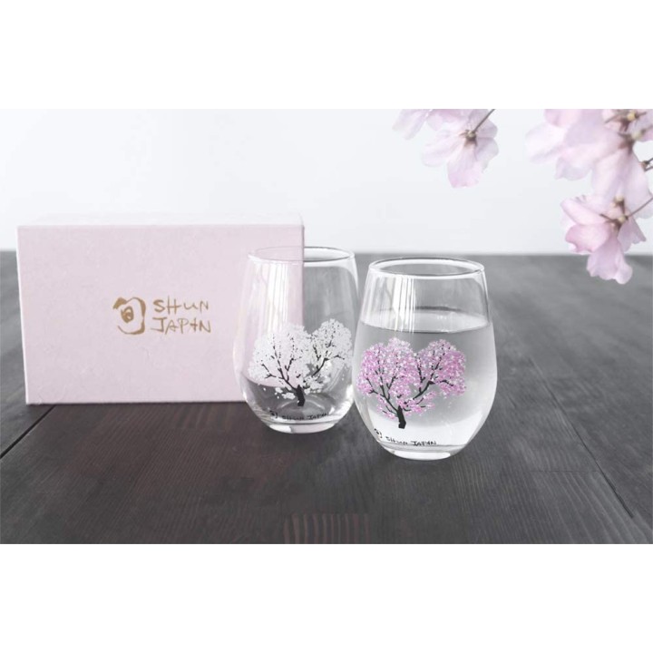 MARUMO TAKAGI - Verres Magiques - Printemps Cerisiers en fleurs (sakura)