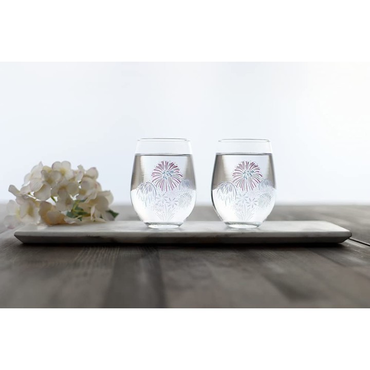 Verres Magiques Marumo Takagi - L62 x P62 x H103 - Été Hanabi - Cooking San