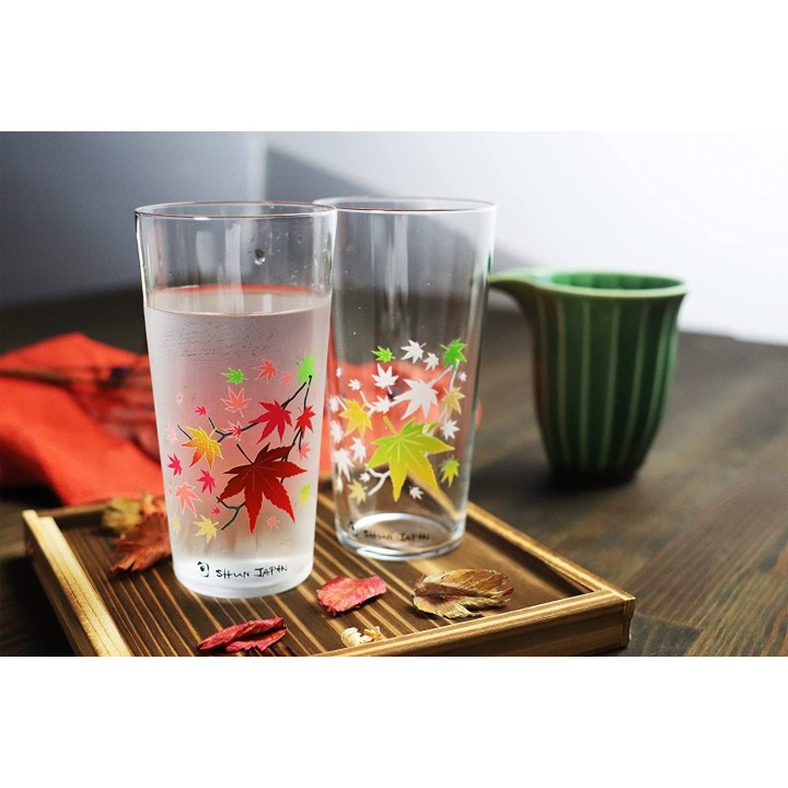 MARUMO TAKAGI - Verres Magiques - Automne Momiji (feuilles d'érable)