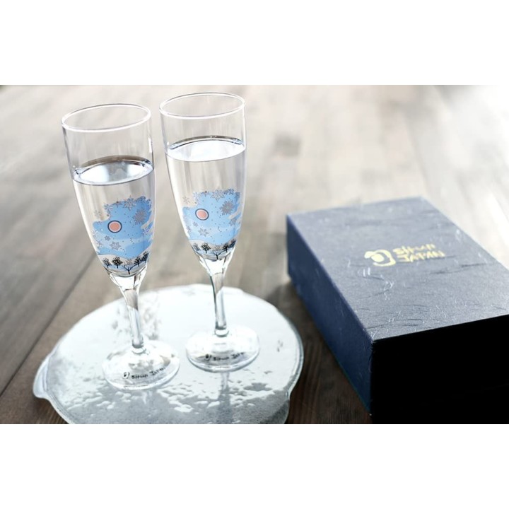Flûtes à Champagne Magiques - Hiver | Cookingsan.com