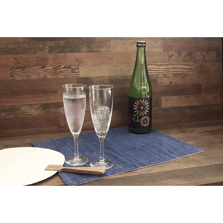 MARUMO TAKAGI - Magic Champagne Flutes - Summer Hanabi (fireworks)